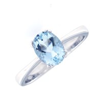 Anello Fanton Gioielli Donna ANELLI ACQUAMARINA in Oro bianco Acquamarina I.E-47_52